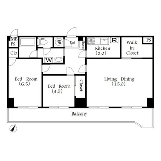 ダイアパレス津田沼【5階】の間取り