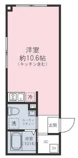 チャルテ千川【2階】の間取り