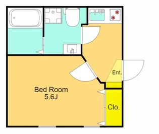 グランヴィル西大井【1階】の間取り