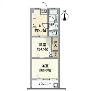 アヴァンツァーレ新宿ピアチェーレ【3階】の間取り