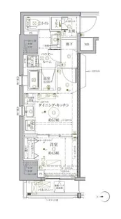 クレイシア秋葉原ラグゼスウィート【9階】の間取り