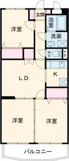 ファイン石上【3階】の間取り