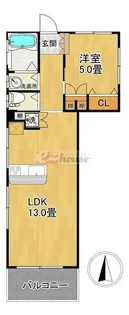 ハウスT【2階】の間取り