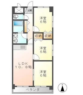 Avancer Nagara【3階】の間取り