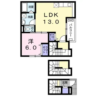 Sakae【1階】の間取り