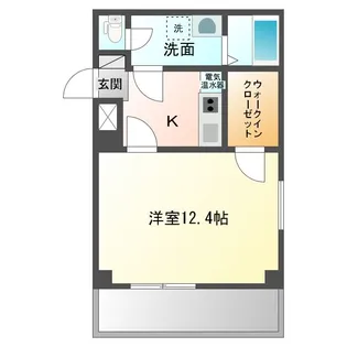 アビリティ上町弐番館【3階】の間取り