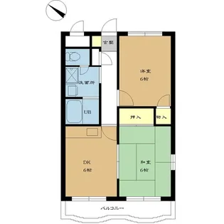 ラ・カーサゆりのき【3階】の間取り