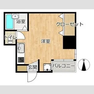 元浜グリーンホームズ【3階】の間取り