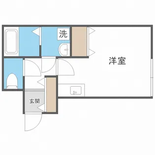 coffret月寒【1階】の間取り