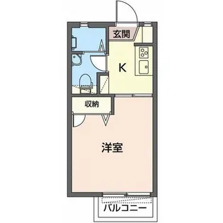 オリーブコーポ【2階】の間取り