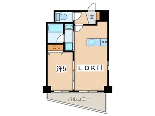 ヨコハマ ベイ ダイアモンド ストリーム【2階】の間取り