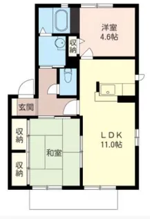 シェモワC【1階】の間取り