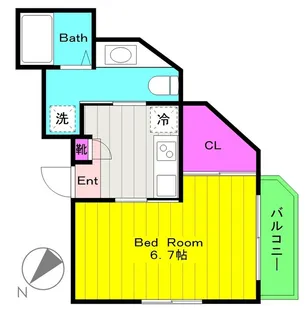 ANNEXHitBit【4階】の間取り