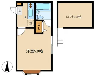イジェントYOU【2階】の間取り