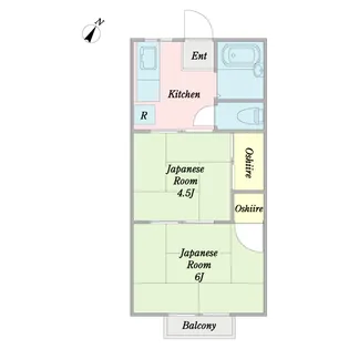 ハートピア【2階】の間取り