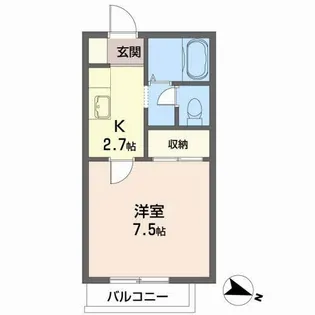STハイツ大森【2階】の間取り
