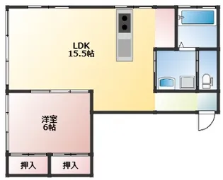 鬼塚ビル【4階】の間取り
