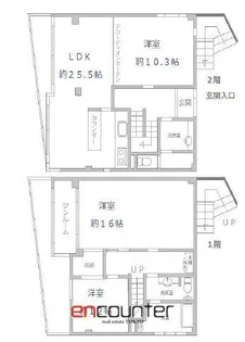 ビューテラス小日向【2階】の間取り
