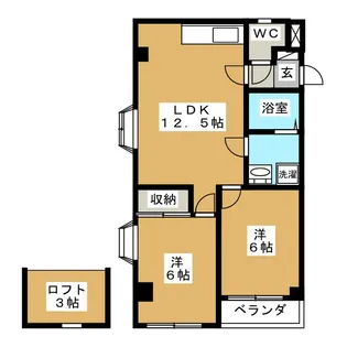 ルミエール日吉【3階】の間取り