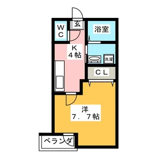 瑞穂ケ丘ビリーブ館【1階】の間取り