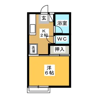 ユングハウゼ【1階】の間取り