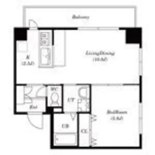 プリズム ヴィラ【8階】の間取り