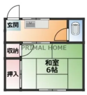 波木井荘【2階】の間取り