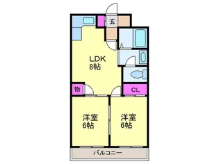 ボワドゥバンセンヌ【3階】の間取り