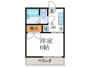シルキ-東棟【2階】の間取り