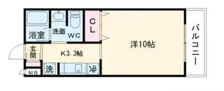 JRBハイツ矢野I番館【1階】の間取り
