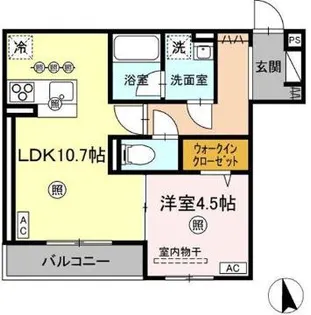 D-residence川口3丁目E【1階】の間取り