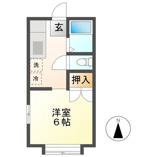 ヴィラムラカミ【1階】の間取り