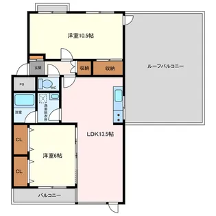 エクセレント白山【3階】の間取り