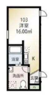 フィオーネ北千住【1階】の間取り