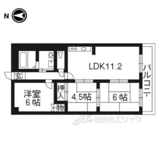 パークヒルズ【3階】の間取り