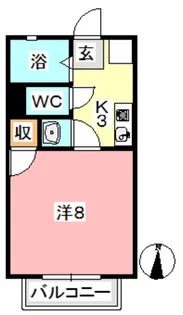 グリーンコーポ【1階】の間取り