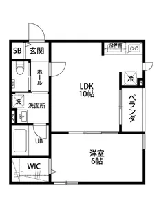 アジュール【3階】の間取り