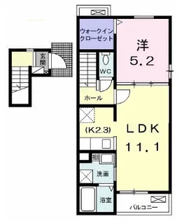イリーデ【2階】の間取り