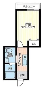 ハーモニー八王子【2階】の間取り