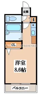 CTビュー小阪【6階】の間取り