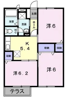 HONEYHOME A【1階】の間取り