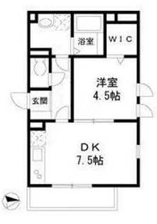 Brighton House【2階】の間取り