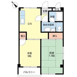 プリムローズ【2階】の間取り