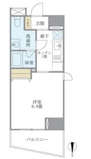 マイプレジール広尾【3階】の間取り
