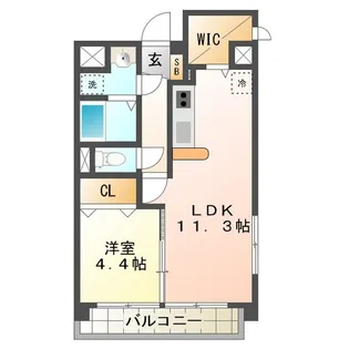 シンフォニー半田【6階】の間取り