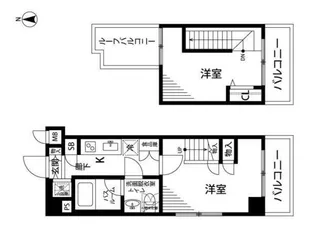 トーシンフェニックス高円寺南の間取り