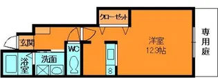 ビサイド法隆寺【1階】の間取り