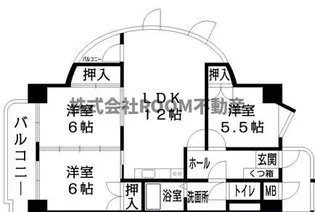 都城ビル【4階】の間取り