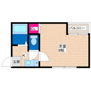 コーポ泰山【2階】の間取り