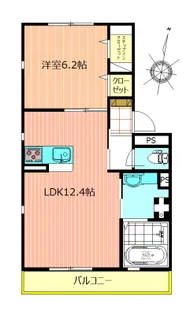 Coral(コーラル)II【3階】の間取り